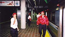 Guardian Angels in Miami Metrorail, 2001 Miami angels.jpg