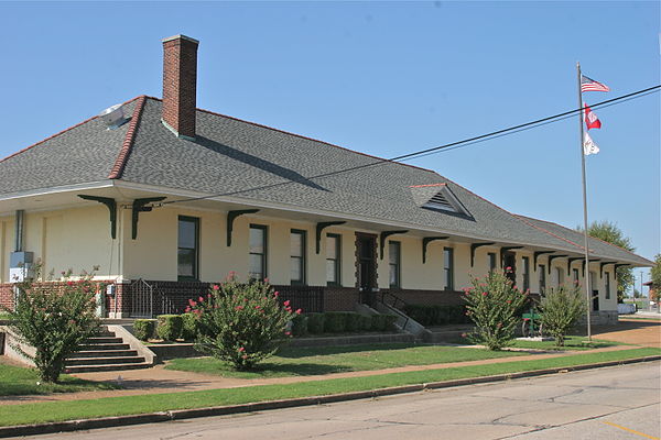 Newport's Missouri Pacific Depot is listed on the National Register of Historic Places