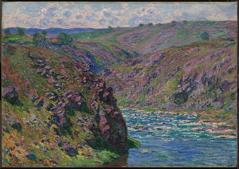 File:Monet - Valley of the Creuse (Sunlight Effect), 1889.jpg