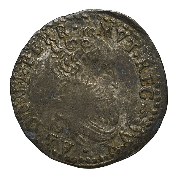 File:Monnaie - Italie, Duché de Ferrare, Alphonse II d'Este, Gros, 1596, Ferrare - btv1b11313716t (1 of 2).jpg
