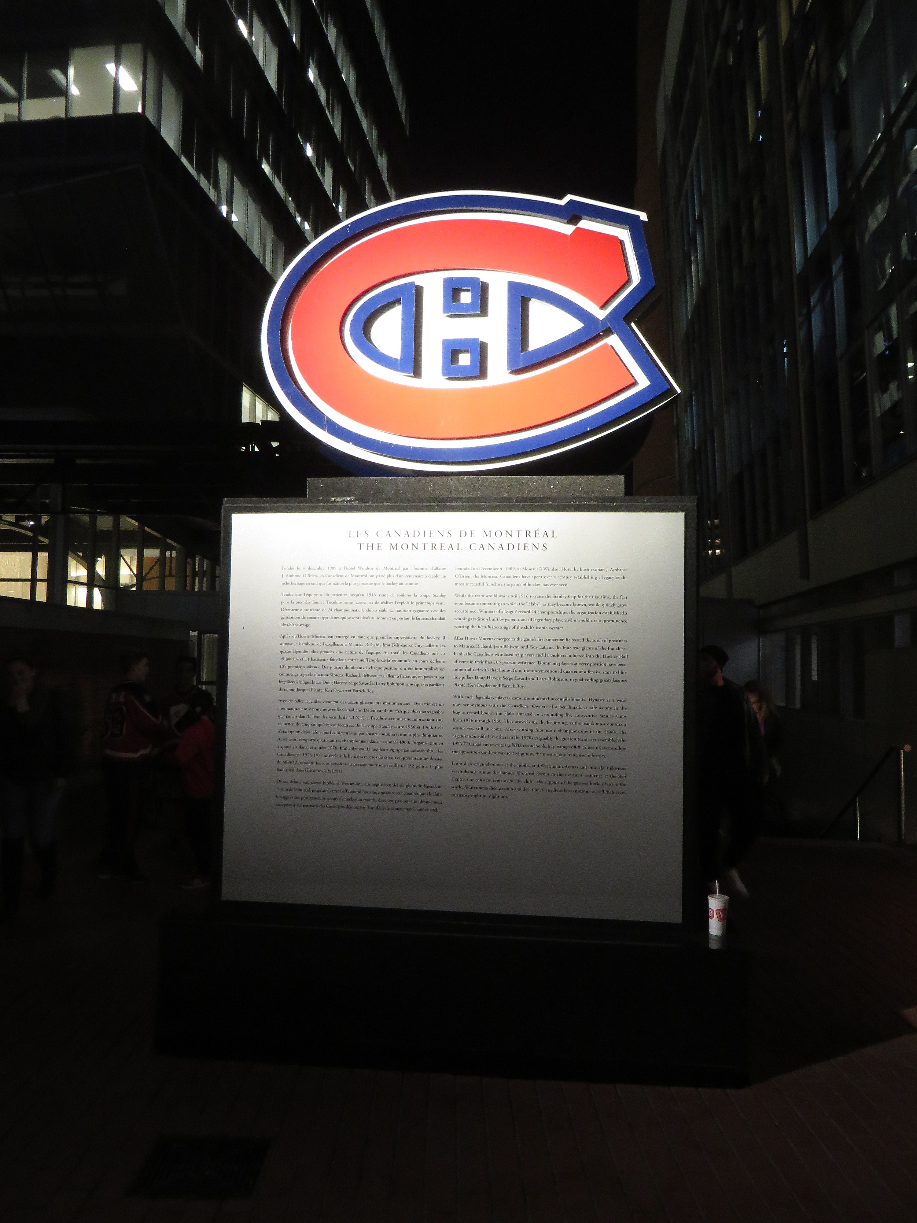About the Canadiens - Les Canadiens de Montreal
