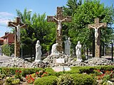 Monumentu del Calvariu de Parla forma parte de la Vía Crucis.