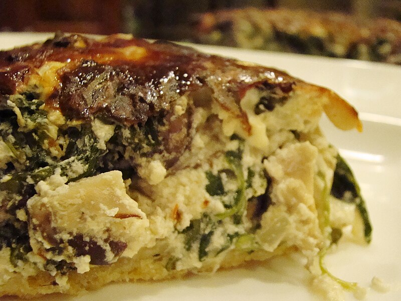 File:Mushroom Spinach Tart (4089922846).jpg