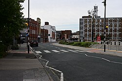 A zebra crossing on Myton Street in Kingston upon Hull.