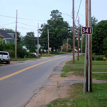 Start of NS Route 341 in Kentville, Nova Scotia NS Route 341 Kentville.jpg