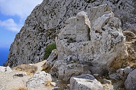 Necropolis of Ancient Thera, part below the city, Santorini, 226625.jpg