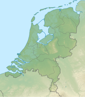 Map showing the location of Donkse Laagten