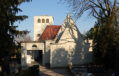 So kommt man zu dem Neustifter Friedhof mit den Öffentlichen - Mehr zum Ort Hier