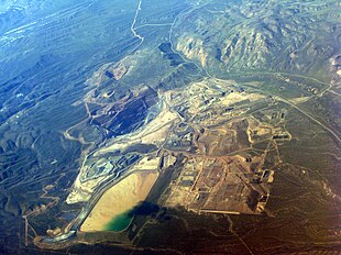 Gold Quarry mine, near Carlin, Nevada, 2009. Newmont Gold Quarry mine.jpg