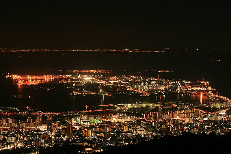 File:Night Port Island - panoramio.jpg