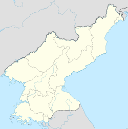 開城工業地區在朝鲜民主主义人民共和国的位置