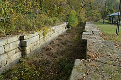 Namesake site in Lock Meadows Park