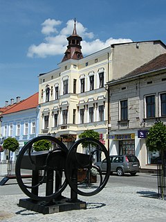 Oświęcim Place in Lesser Poland, Poland