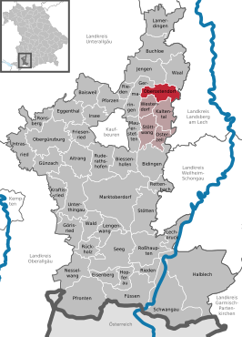 Kaart van Oberostendorf
