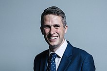 Former Secretary of State for Education Gavin Williamson graduated from Bradford with a BSc in Social Sciences. Official portrait of Gavin Williamson crop 1.jpg