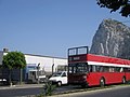 ジブラルタルで使用されるオープントップバス
