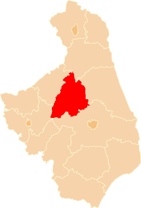 Powiat Powiat moniecki v Podleskom vojvodstve (klikacia mapa)