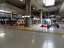 Andenes de la Estación Intermodal-Plaza de España