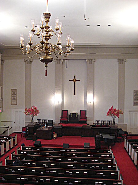 Church interior, 2007