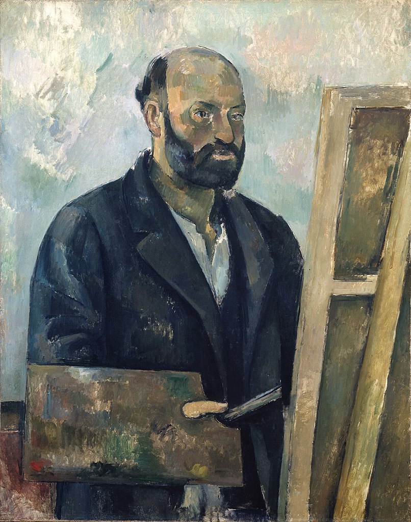 File Paul Cezanne C 10 Portrait De L Artiste A La Palette Oil On Canvas 92 X 73 Cm Foundation E G Buhrle Jpg Wikimedia Commons