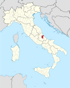 Province de Pescara - Location