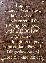 Vorschaubild für Polnische Märtyrer des deutschen Besatzungsregimes 1939–1945