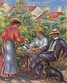 Šálek čaje v zahradě (Essoyes, 1906-1907)