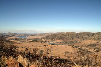 Topography of Pilanesberg as seen from Lenong lookout Pilanesberg-Lenong view-001.jpg