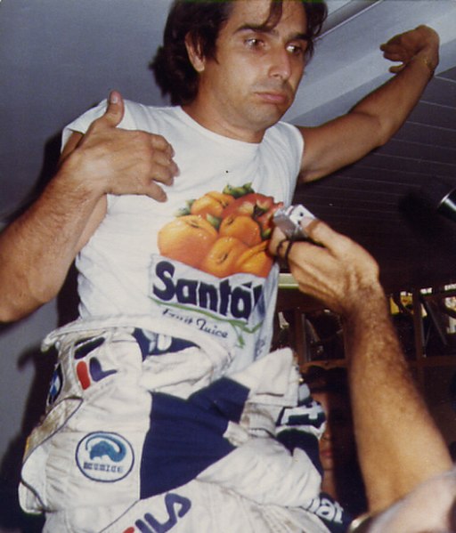 Nelson Piquet (pictured in 1983) won his third and final Drivers' Championship, driving for Williams.