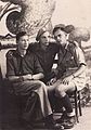 14 June 1946 - English: Junacy - students of Polish high school in Casarano, Italy. Polski: Junacy - uczniowie Gimnazium polskiego w Casarano we Włoszech. Po lewej [] Sikorzak, po prawej Benon Tuszyński.