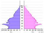 Population pyramid of Japan, 1965.svg