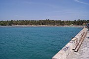Panorama laut dari Pelabuhan Legon Bajak