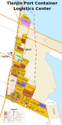 Мапа порту де стався вибух станом на 2012 рік