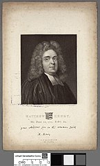 Matthew Henry o.b: June 22, 1714, agt: 52