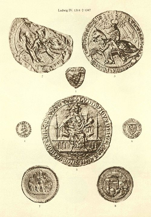 Seals of Louis IV (Otto Posse 1909)