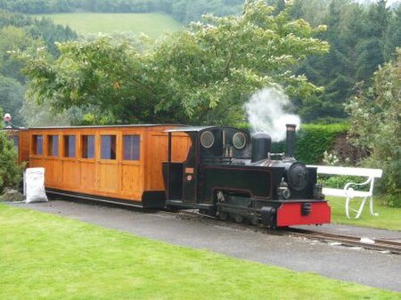 Powys arriving at station