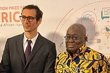 Bastos with Ghanaian President Nana Akufo-Addo President Nana Akufo-Addo and Jean-Claude Bastos de Morais (cropped).jpg