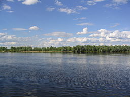 Prypjat nära Mozyr.