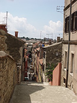 Scorcio del centro storico di Pola