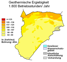 Geothermische Karte von Rödinghausen