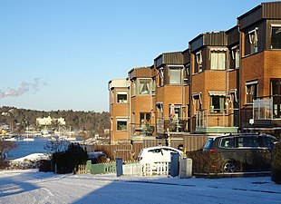 Radhusområdet "Henriksborg" från 1970-talet på Henriksborgsklippan.