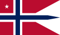 Norvég ellentengernagy rangjelző zászlaja