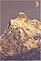 Rare picture of Mt. Kumbhakarna. Mt. Kumbhakarna or Jannu (Limbu-Phoktanglungma) 32th highest mountain in the world. It is a important western outlier of Mt. Kangchanjunga. Like Mt. Machapuchree; it is also not explored till date.jpg
