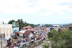 Salah satu jalan di Ratahan