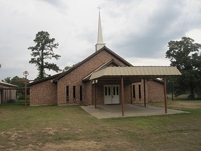 Among numerous rural churches in Angelina County is the Redtown Missionary Baptist Church (pastor Ross Black, 2010) of Pollok, located near the intersection of Texas Highways 103 and 7.