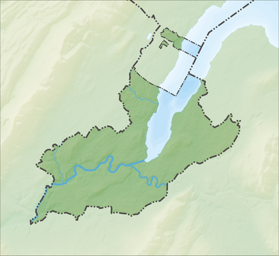 Location map Switzerland Geneva