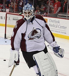 Reto Berra Swiss ice hockey goaltender