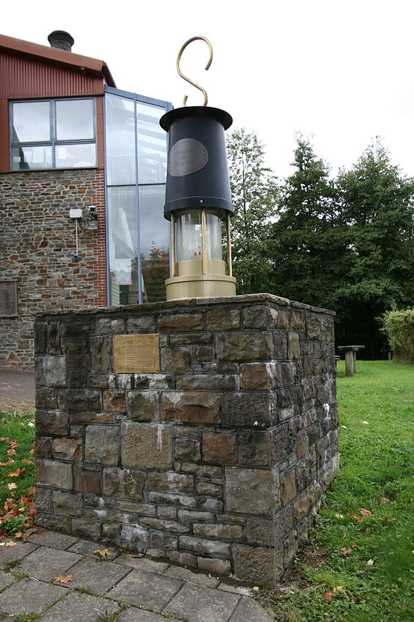 Mining memorial at Rhondda Heritage Park