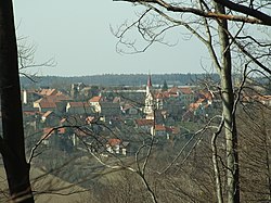 Pohled na městys