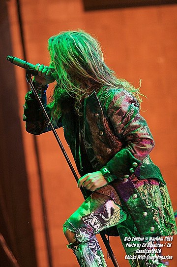 Rob Zombie au Festival Mayhem en juillet 2010.